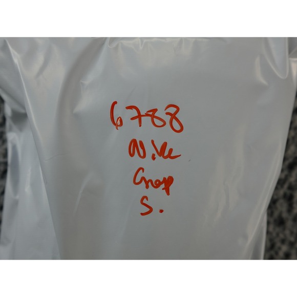 Nike Women Reddish Brown Cropped Sweatshirt Crewneck Long Sleeve Size S - Picture 9 of 9